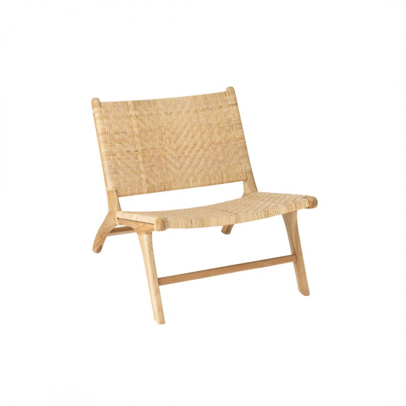 LOUNGE CHAIR H FULL WEAVING RATTAN NATURAL